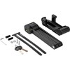 Retrospec Fortitude Folding Bike Lock - Heavy Duty Anti-Theft, 5mm