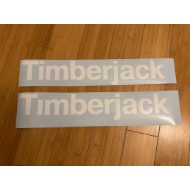 Timberjack Replacement Decals (Set Of 2 - 18”) skidder logging STICKER  Skidder