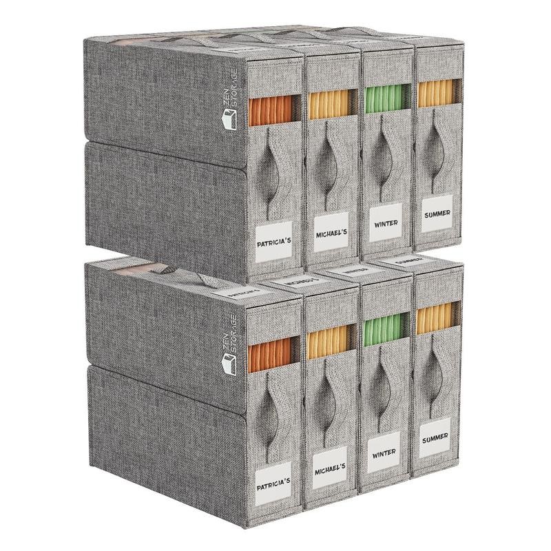 Multi-Use Storage Bags 4Pack Dustproof Organizer for Bedding Quilts Blankets