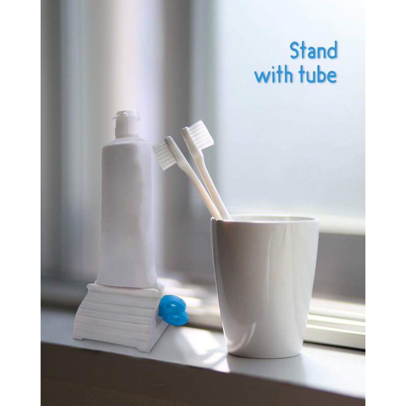 MoHern Toothpaste Squeezer, 4 Pcs Toothpaste Tube Squeezers, Multi-Purpose Toothpaste
