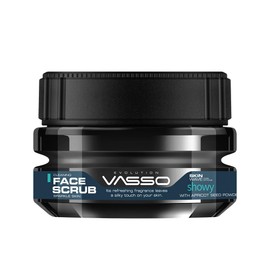 Vasso Showy Cleansing Facial Scrub Sparkly Skin with Apricot Kernel Power 250ml