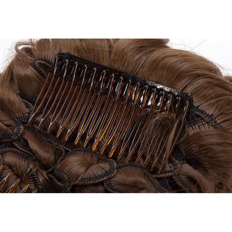 Short Combs Messy Curly Wavy Hair Extensions Bun Piece Up