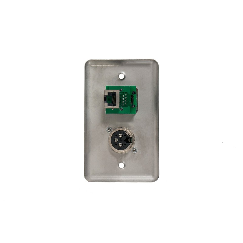 Elite Core Duplex Wall Plate w/1 Tactical Ethernet and 1