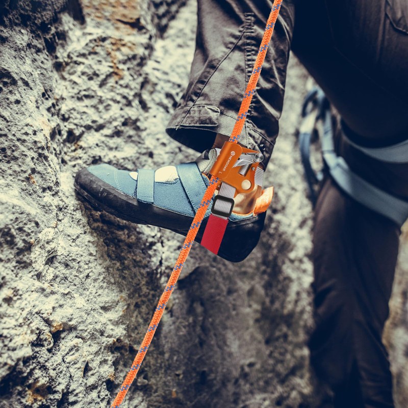 NewDoar Foot Ascender Riser Rock Climbing Mountaineering Equipment Climbing Device