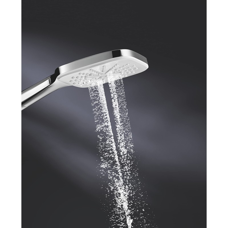 Grohe 26551LS0 Rainshower 130 SmartActive Cube, Shower and Shower System,