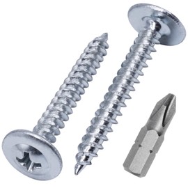 (Pack of 400) Galvanised Steel 4.0 x 30 mm Wood Screws Metal Screws Modified Truss Head Self Tapping (400, 4.0 x 30 mm)