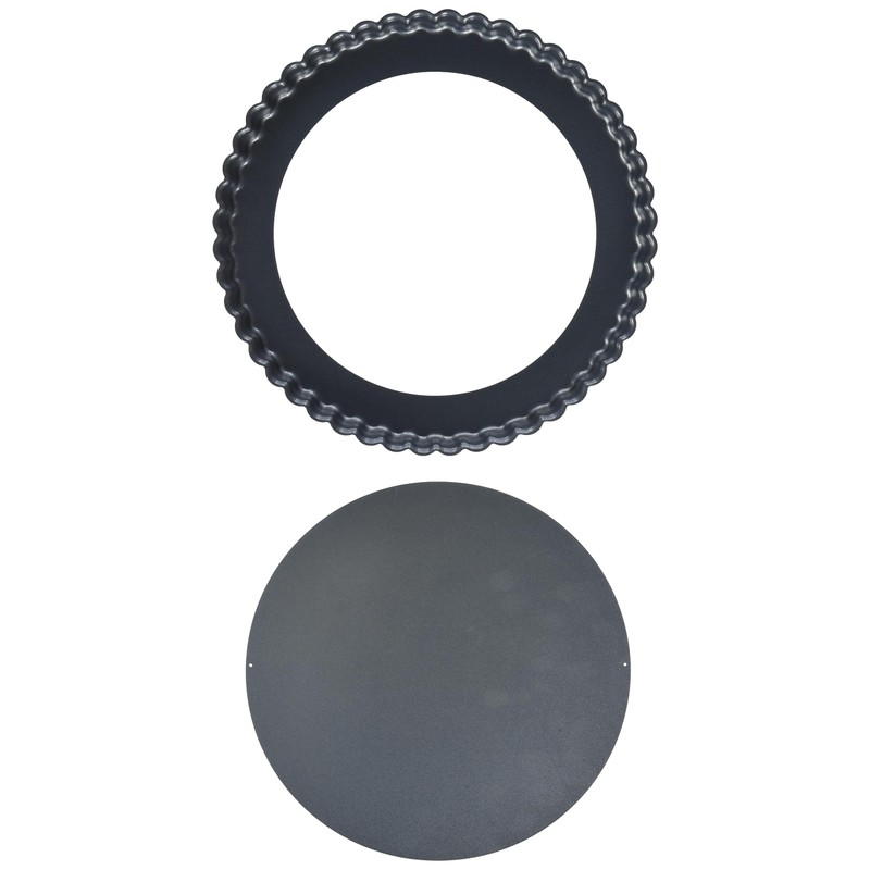 De Buyer 4706.24 Upright Fluted Pie Tin with Spring Form