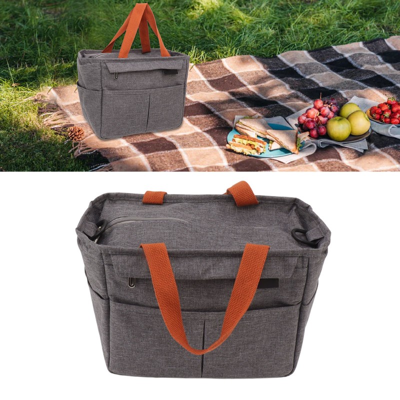 Lunch Box Handheld 15L Capacity Waterproof Leakproof Insulated Lunch Bag