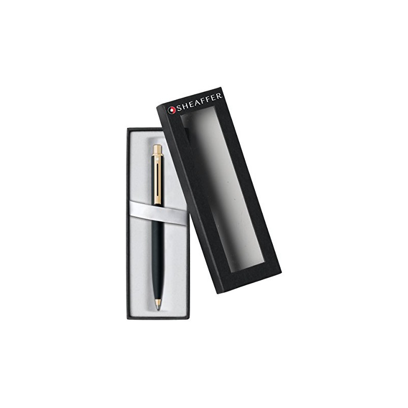 Sheaffer Sentinel Ballpoint Pen Matt Black - Gold Trim