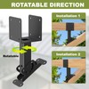 FMhotu 4x4 Heavy Duty Roof Riser Brackets Kit,Adjustable Angle Pergola