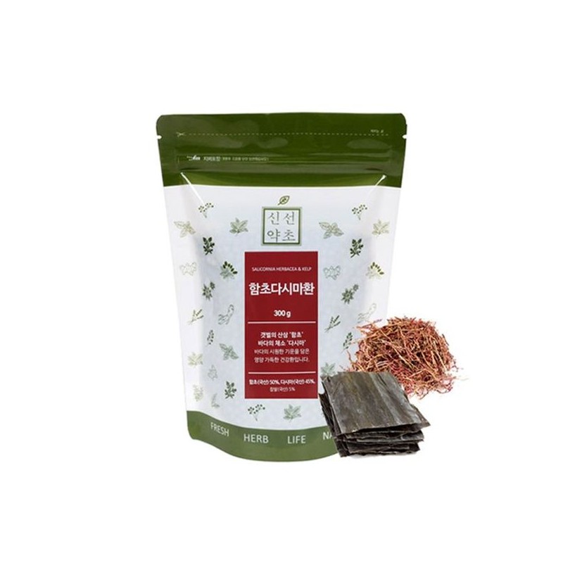 국산 함초다시마환 300g Korean Domestic Sunchoke Seaweed Powder 300g