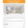 Hibbent Universal Metal Front Mount Toilet Handle Replacement Kit, Brass