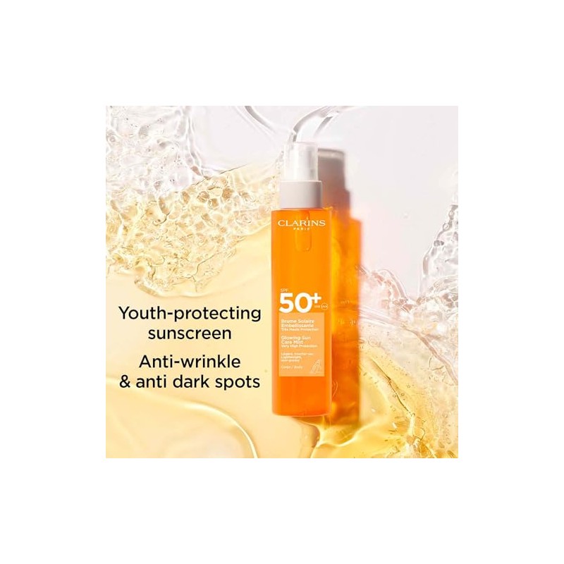 Clarins Glowing Sun Care Mist SPF50 Very High Protection 150ml