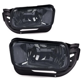 G-PLUS Bumper Fog Lights Compatible with Dodge Ram 1500 2009-2012/Fit Dodge 2010-2018 Ram 2500 3500 Clear Lens Driving Lamps w/Bezel + H10 12V 42W Halogen Bulbs