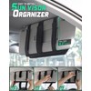 LIVANS Tactical Car Sun Visor Organizer, Auto Accessories Semi-Rigid Molle