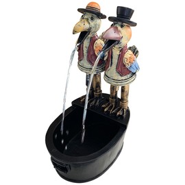 Animal Garden Statue Animal Water Fountain Decoration with Water Pipe Outdoor Water Fountain Statue