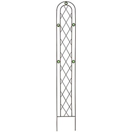 Arcadia Garden Products TR03 Arched Garden Trellis 6' x 10", Black