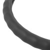 BDK SW-899-LK Black Leather Car Steering Wheel Cover Large Size