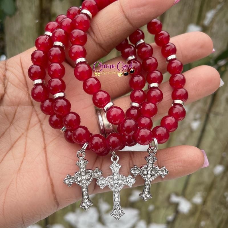 Heart on the Cross Bracelet Does not apply - Color: