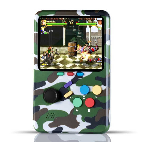 WeLohas Retro Handheld Console,10 Classic Emulator, Q2 Pro Electronic 3D