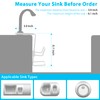 Achenyu Sink Caddy Sink Sponge Holder - Faucet Rack Shower