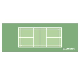 Promo Shop Operation Board Face Towel, Super Absorbent Microfiber (Badminton)