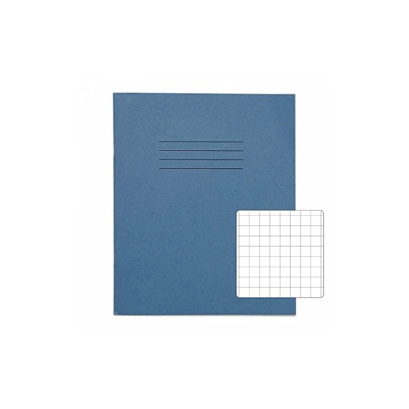 Rhino 8 x 6.5 Exercise Books, 48-Page / 10mm Squared