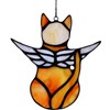 Angel Cat Memorial Ornament, Acrylic Window Hanging Decoration for Cat