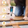 Zocipro Woodworking Center Finder Tool Kit, Aluminium Alloy Drill Guide