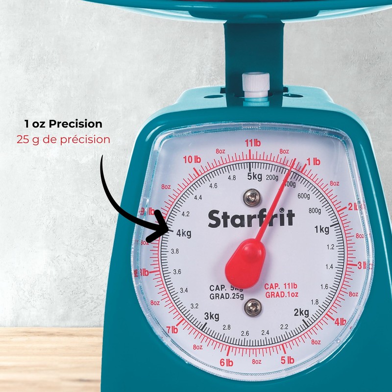 Starfrit Mechanical Kitchen Scale - 11 lb / 5 kg