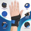 FEATOL 2 Pack Wrist Support, Provides Support & Compression to
