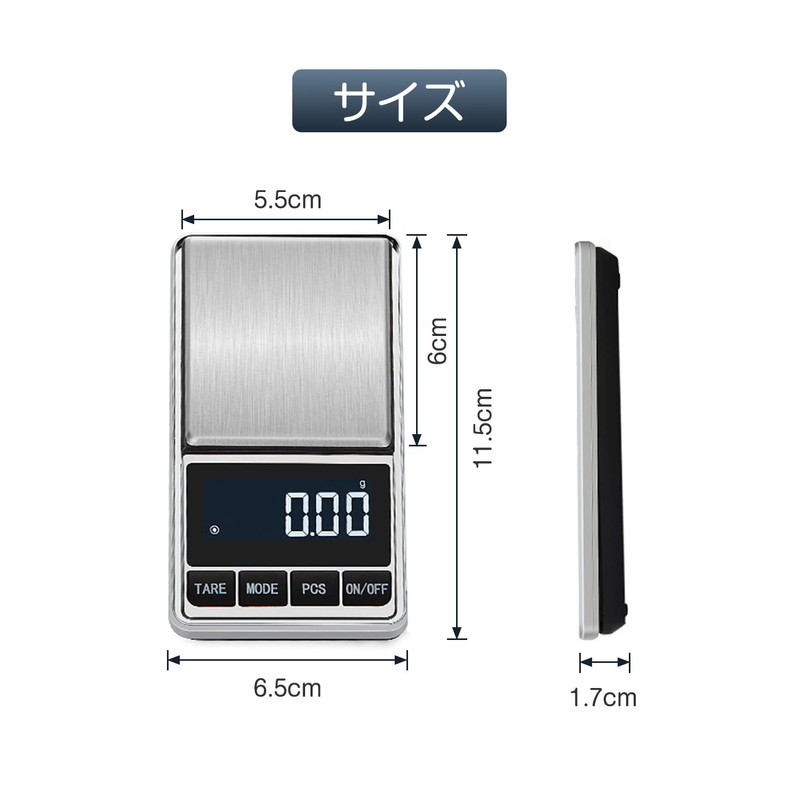 Digital Scale 0.01g Precision 500g Pocket Scale Digital Measure Portable