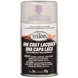 Testors TLACQUER-1833 Aerosol Lacquer Paint 3oz-White Lightning