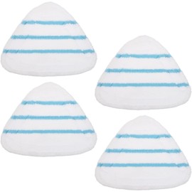 Sewroro Almohadillas Triangulares Lavables para Mopa a Vapor 4 Piezas de Microfibra Reutilizables Repuestos para Limpieza de Esquinas y Suelos de Vinilo Baldosa y Madera Dura