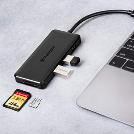 Transcend 6 en 1 USB Type-C Hub USB 3.1 Gen 2 TS-HUB5C