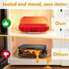 2026 Microwave Sandwich Maker, Microwave Toaster with Adjustable Silicone Strap,