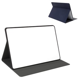 Magnetic Whiteboard Message Board Mini Portable Folding Small Whiteboard Portable Home Office Message Double-Sided Writing Board 11.8 x 7.8 Inches (Gemstone Blue)