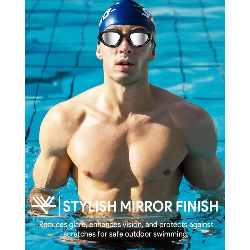 Otionus Swim Goggles No Leaking Anti Fog 0017