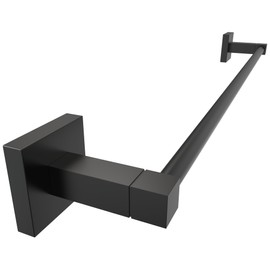 RUACQ Towel Bar 24inch, Towel Racks for Bathroom, 304 Stainless Steel Towel Holder Wall Mounted, Heavy Duty Bathroom Decor Towel Rod (Matte Black)