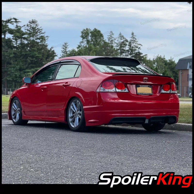 SpoilerKing Rear Lip Trunk Spoiler 244L (Fits: Honda Civic 2006-2011