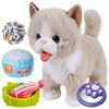 TUMAMA Interactive Cat Toy for Children, Cuddly Toy Kittens with