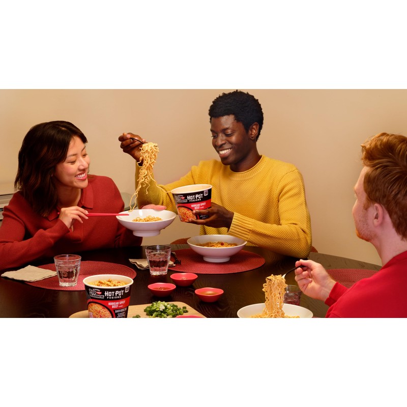Top Ramen Hot Pot Fusions Korean Spicy Beef, 4.8 Ounce