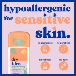 Dry Idea Plant Based Invisible Solid Deodorant & Antiperspirant For Women | 2X Longer Sweat & Odor Protection for Sensitive Skin | Paraben & Sulfate Free | Fresh Breeze Scent, 2.6 oz. (3 Pack)