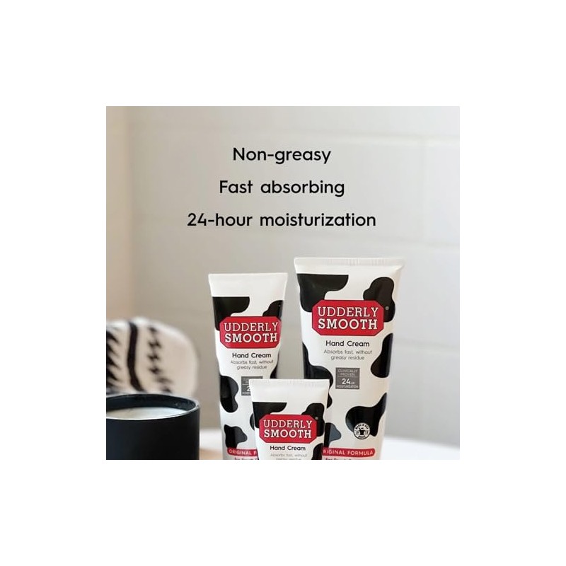 UDDERLY SMOOTH NonGreasy Crema hidratante para manos y cuerpo, 1