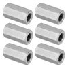 PATIKIL M8 x 1-Pitch 304 Stainless Steel Hex Coupling Nuts,