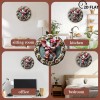 10-Inch Wood Wall Clock for a Yoga Studio with a