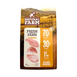 Natural Farm High Protein Dry Dog Food for All Life Stages with Collagen, Every Bag Contains 70% Real Chicken and 30% Ancient Super Food Grains, Complete and Balanced Nutrition, 4Lb Bag
