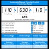 Dual Power ATS Househould Automatic Transfer Switch 2P 63A 110V