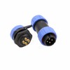 HangTon HE21 4 Pin Circular Waterproof Plastic Connector Male Cable