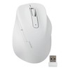 Elecom M-XGS30DBSKWH EX-G Wireless Mouse, 2.4 GHz, Silent, Small, 5